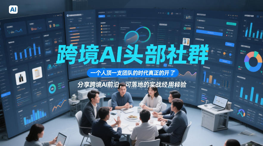 跨境AI头部社群，一个人顶一支团队的时代真正的开始了，分享跨境AI前沿，可落地的实战经验（更新6月29日）-最全项目网