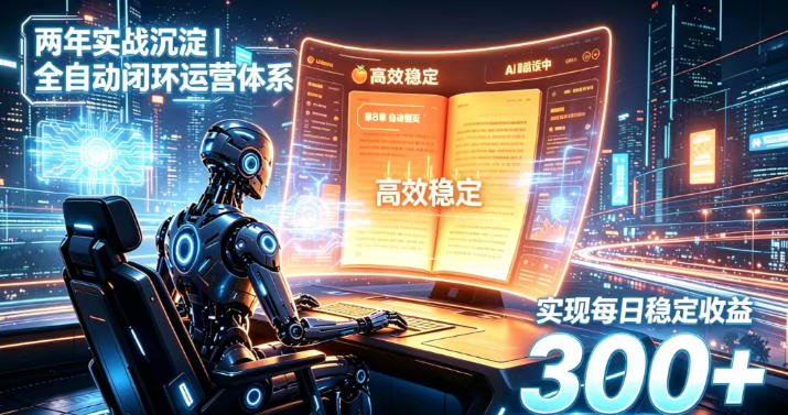 两年实战沉淀｜全自动闭环运营体系，实现每日稳定收益300+【揭秘】-最全项目网