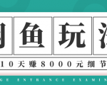 龟课·闲鱼项目玩法实战班第12期，操作10天左右利润有8000元细节玩法-最全项目网