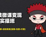 荔枝微课变现实操班：微信号+社群+荔枝微课打造自动化成交闭环系统-最全项目网