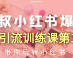 狼叔小红书爆款推广引流训练课第12期,手把手带你玩转小红书-最全项目网