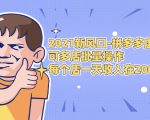 2021新风口-拼多多虚拟店：可多店批量操作，每个店一天收入在200-1000-最全项目网