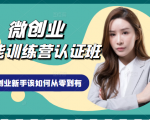 微创业全能训练营认证班课程，从理论知识与实际案例手把手指导创业新手如何从零到有-最全项目网