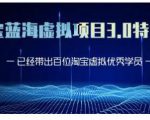 黄岛主·淘宝蓝海虚拟项目3.0,小白宝妈零基础的都可以做到月入过万-最全项目网
