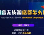 蟹老板·抖音无货源店群怎么做，吊打市面一大片《抖音无货源店群》的课程-最全项目网