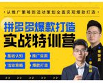 玺承云·拼多多爆款打造实战特训营,一套从入门到高手课程,让你快速拿捏拼多多-最全项目网