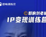群响刘老板·IP变现训练营第6期：教你搞流量新姿势，IP打造获客私域经营-最全项目网
