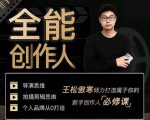 王松傲寒·全能创作人思维课，帮你打造创作人IP，全面提升导演思维-最全项目网