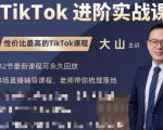 大山老师TikTok进阶实战课：账号详解，流量运营，实战变现，助力你成功出海-最全项目网