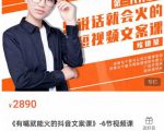 《有嘴能就火的抖文音案课》第八十期升级版,让会不写文案的人,写出一可篇传播的完文整案-最全项目网