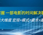 谈话掌握一部电影的时间解决聊天问题:谈话四大维度:宏观+模式+柔术+邀约-最全项目网