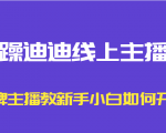 暴躁迪迪线上主播课,金牌主播教新手小白如何开播-最全项目网