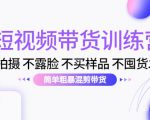 短视频带货训练营：不拍摄 不露脸 不买样品 不囤货发货 简单粗暴混剪带货（第三期）-最全项目网