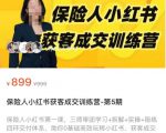 保险人小红书获客成交训练营，0基础高效玩转小红书，可复制的获客成交之路-最全项目网
