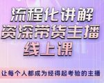 婉婉-主播拉新实操课，流程化讲解资深带货主播，让每个人都成为经得起考验的主播-最全项目网