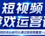 短视频游戏赚钱特训营，0门槛小白也可以操作，日入1000+-最全项目网