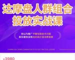 阿呆电商·达摩盘人群组合投放实战课，你以为推广不赚钱是技术问题，其实是你没有选好高价值消费客群-最全项目网