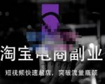 蓝Sir派·淘宝短视频快速起店,替代传统搜索方式,学会做一个不一样的淘宝店-最全项目网