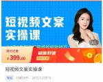 小秋·短视频文案实操课,从0到1教你做短视频的经验技巧-最全项目网