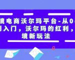 跨境电商沃尔玛平台-从0基础到入门,沃尔玛的红利,跨境新玩法-最全项目网