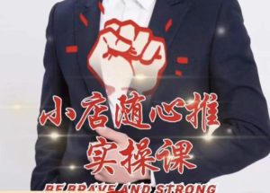 随心推线上课，小店随心推的投放逻辑，投放技巧，快速打标签-最全项目网