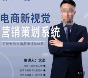 大圣·电商新视觉营销策划系统，可复制的电商品牌视觉识别系统-最全项目网