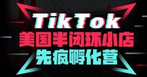 疯人院·TikTok美国半闭环小店孵化营，抢占TikTok美国蓝海市场，开店、运营、带货、投流全实操-最全项目网