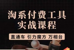 猫老师·淘系付费工具实战课程,直通车/引力魔方/万相台-最全项目网