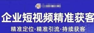 许茹冰·短视频运营精准获客,专为企业打造短视频自媒体账号-最全项目网