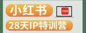 28天小红书博主IP特训营(第3期)实战经验,快速涨粉,迅速变现-最全项目网