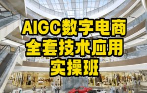 AIGC数字电商全套技术应用实操班，轻松打造高效电商-最全项目网