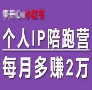 小红书个人IP陪跑营,60天拥有自动转化成交的双渠道个人IP,每月多赚2w-最全项目网