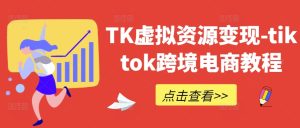 TK虚拟资源变现-tiktok跨境电商教程-最全项目网