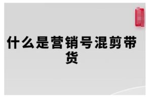 营销号混剪带货，从内容创作到流量变现的全流程，教你用营销号形式做混剪带货-最全项目网