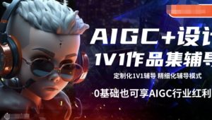 AIGC+设计1V1作品集辅导,0基础也可享AIGC行业红利-最全项目网