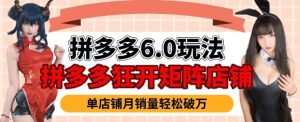 拼多多虚拟商品暴利6.0玩法,轻松实现月入过W-最全项目网