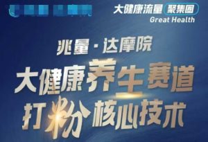 大健康打粉引流,大健康养生赛道暴利打粉新玩法-最全项目网