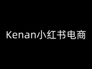 Kenan小红书电商-kenan小红书教程-最全项目网
