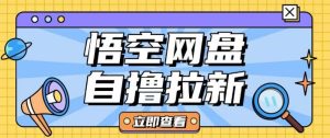 全网首发悟空网盘云真机自撸拉新项目玩法单机可挣10.20不等-最全项目网