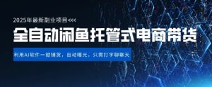 【闲鱼全自动电商带货】三年磨一剑,一朝露锋芒,长期稳定项目,单日稳定变现5张【揭秘】-最全项目网