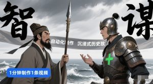 扣子工作流一键生成沉浸式历史故事,一天工作量,3分钟搞定-最全项目网
