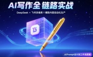 AI写作全链路:DeepSeek结构化Prompt+飞书多维表打造爆款内容体系-最全项目网