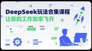 DeepSeek玩法合集课程，让你的工作效率飞升-最全项目网