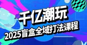2025盲盒全域全套打法课,盲盒起号、选品、话术、私域等-最全项目网