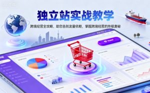 独立站实战教学,跨境经营全攻略,助您告别流量依赖,掌握跨境经营的终极奥-最全项目网