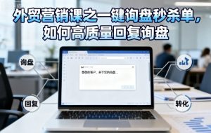 外贸营销课之一键询盘秒杀单,如何高质量回复询盘-最全项目网