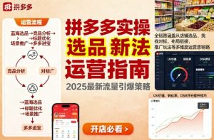 王校长9月12拼多多实操新玩法,全链路涵盖从店铺选品、找对标,布局链接,推广玩法等多维度运营思路(更新)-最全项目网