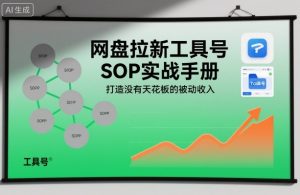 网盘拉新工具号SOP实战手册,打造没有天花板的被动收入-最全项目网