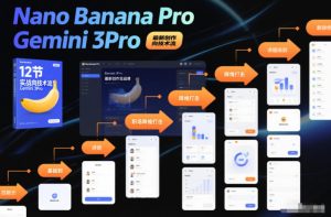 Nano Banana Pro Gemini 3Pro,最新创作实战课,12节实战向技术流,职场降维打击-最全项目网