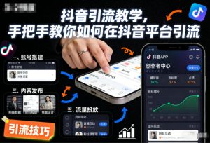 抖音引流教学,手把手教你如何在抖音平台引流-最全项目网